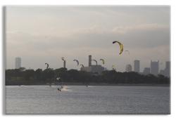 Kitesurfing