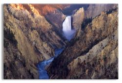 The Lower Falls on the Yellowstone River