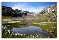 Mountains of Grandes Rousses in the French Alps