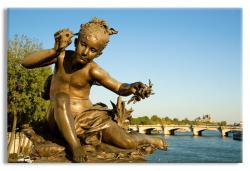 Statue on the Pont Alexandre III, Paris