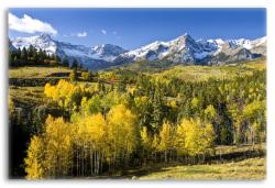 Mountain Landscape of Colorado in Fall