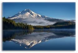 Mount Hood reflected in Mirror Lake