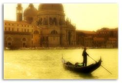 Gondola in the Venetian Lagoon