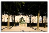 Outside the Louvre