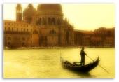 Gondola in the Venetian Lagoon